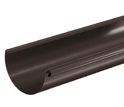 Водосток Aquasistem, система 150/100 - Водосточный желоб 3.00м RR 32 Тёмно Коричневый купить в Новокузнецке