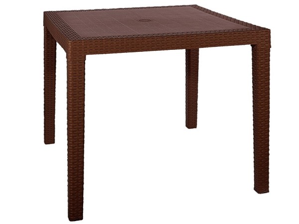 Стол квадратный FIJI Quatro Table Коричневый купить в Новокузнецке