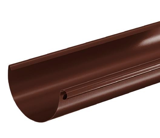 Водосток Aquasistem, система 150/100 - Водосточный желоб 3.00м RAL 8017 Коричневый купить в Новокузнецке