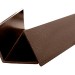 Уголок ДПК для сайдинга 70x70x3000мм Коричневый купить в Новокузнецке