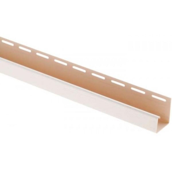 J-профиль Люкс Крашенный, T-15, ВН, Белый купить в Новокузнецке