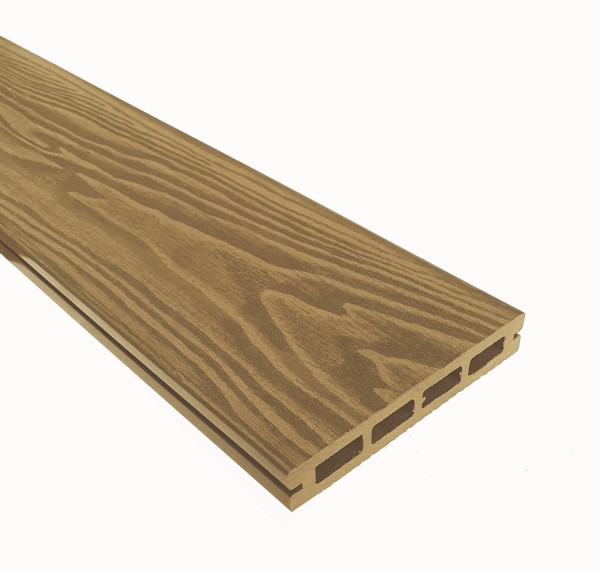 Террасная доска из ДПК Terrapol Смарт 3D Пустотелая с пазом Дуб Севилья купить в Новокузнецке