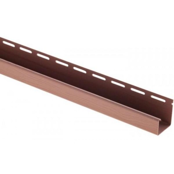 J-профиль Люкс Крашенный, T-15, ВН, Красно-коричневый купить в Новокузнецке