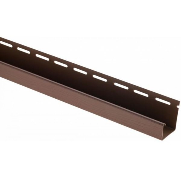 J-профиль Люкс Крашенный, T-15, ВН, Тёмный Орех купить в Новокузнецке