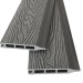 Заборная панель шип-паз EasyDecking Wood-Х 146х20 Серый купить в Новокузнецке