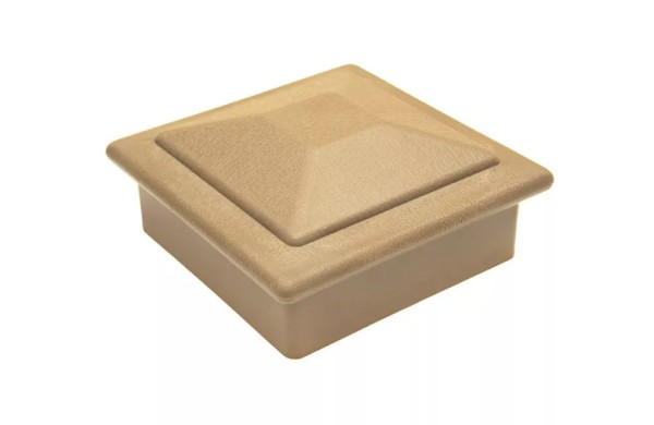 Крышка верхняя ПВХ для столба Deckart 125х125 Орех купить в Новокузнецке