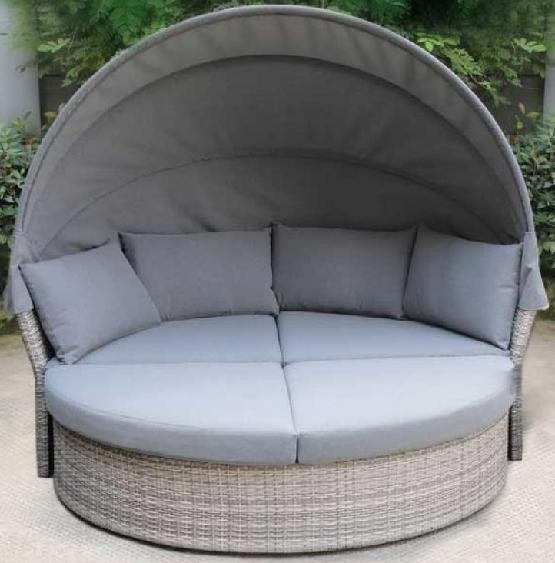 Диван-Трансформер AFINA плетеный из иск. ротанга AFM-325G Grey купить в Новокузнецке