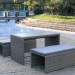 Диван-Трансформер AFINA плетеный из иск. ротанга S330G-W78 Grey купить в Новокузнецке