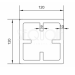 Столб SEQUOIA Evolution 3D WOOD BLACK купить в Новокузнецке