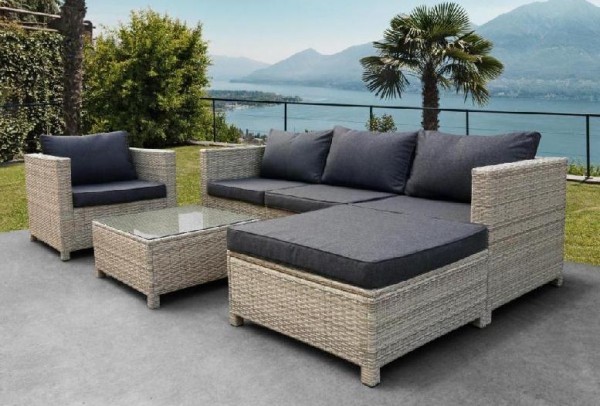 Комплект мебели AFINA плетеной из иск. ротанга YR821G Grey/Grey купить в Новокузнецке