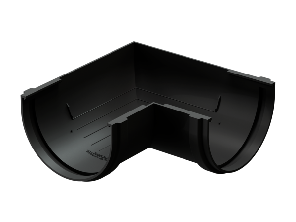 Угол желоба универсал 90˚ Docke Premium ПВХ - Карбон купить в Новокузнецке