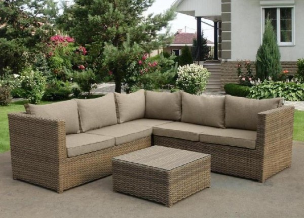 Комплект мебели AFINA плетеной из иск. ротанга YR825B Beige купить в Новокузнецке