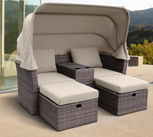 Комплект мебели AFINA плетеной из иск. ротанга AFM-330B Brown купить в Новокузнецке