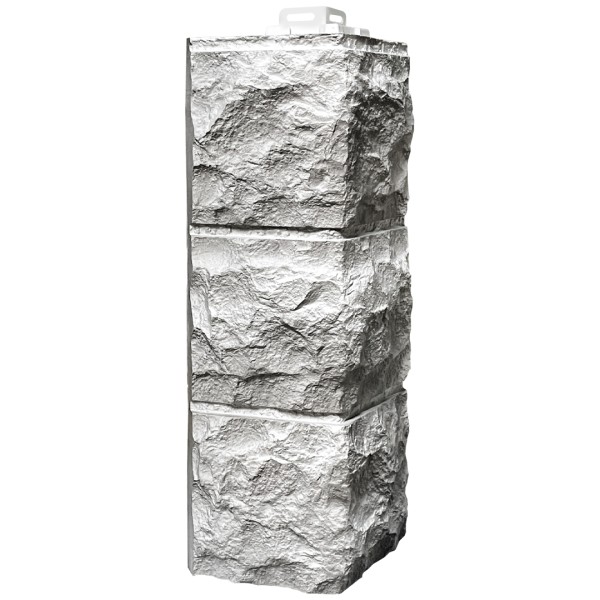 Угол Фасайдинг Серия «Доломит» Светло Серый купить в Новокузнецке