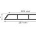 Доска Ромбус 3D ДПК Outdoor STORM GREY серая микс купить в Новокузнецке