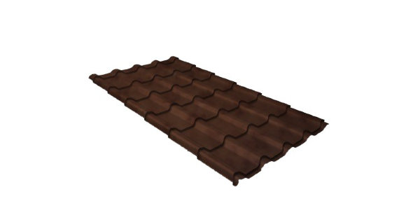 Металлочерепица камея 0,45 Safari Twincolor Brown купить в Новокузнецке