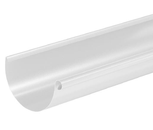 Водосток Aquasistem, система 125x90 - Водосточный желоб 3.00м RAL 9003 Белый купить в Новокузнецке