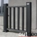 Ограждение из ДПК Outdoor Классик 3D STORM чёрный купить в Новокузнецке