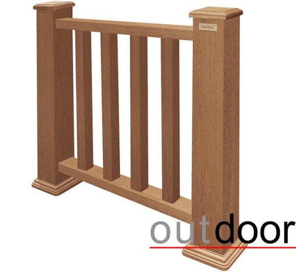 Ограждение из ДПК Outdoor Классик 3D STORM дуб купить в Новокузнецке