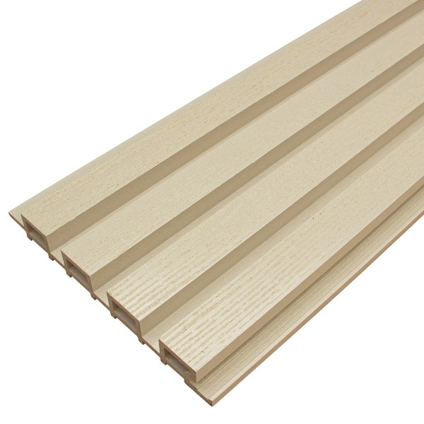 Фасадная доска из ДПК Faynag Wood Рейка Слоновая кость купить в Новокузнецке