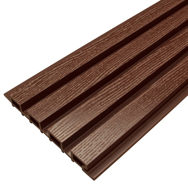Фасадная доска из ДПК Faynag Wood Рейка Шоколад купить в Новокузнецке