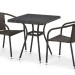 Комплект плетеной мебели AFINA из иск. ротанга T282BNT/Y137C-W53 Brown 2Pcs купить в Новокузнецке