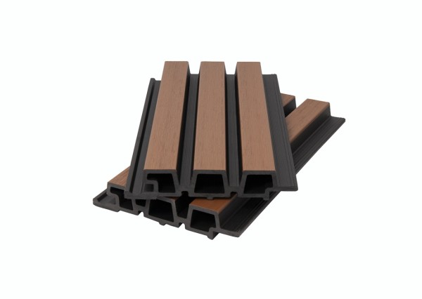 Фасадная панель брусковая двухцветная co-extrusion, sand mix купить в Новокузнецке