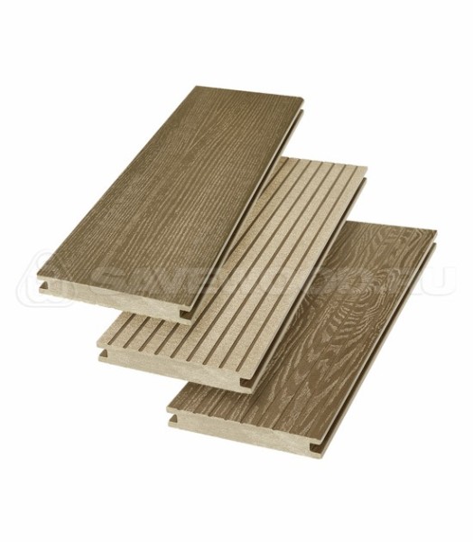 Террасная доска SW Fraxinus (R) полнотелая «SaveWood» Тик купить в Новокузнецке