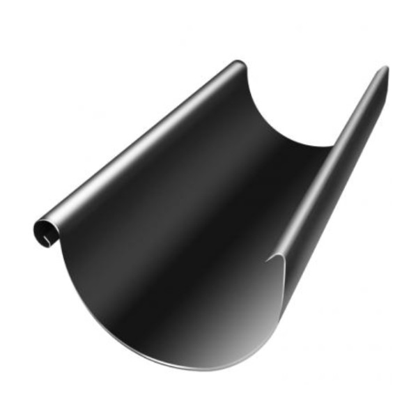 Водосток Grand Line 125x90 – Желоб 3м RAL 9005 купить в Новокузнецке