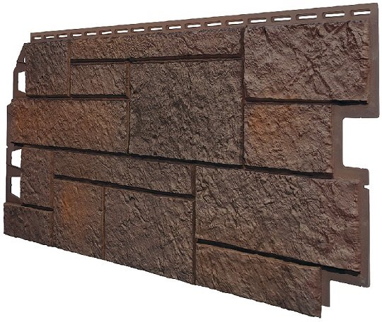 Фасадная панель VOX Sandstone (Сандстоун) темно коричневый купить в Новокузнецке