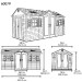 Сарай пластиковый LifeTime 15x8 DD купить в Новокузнецке