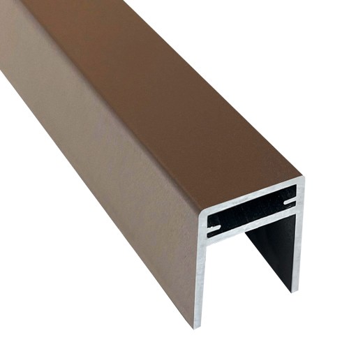 П-профиль Алюминиевый EasyDecking 35x25 Венге купить в Новокузнецке