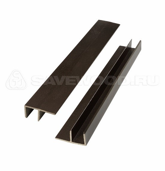 F-профиль ДПК Savewood – Тёмно-коричневый купить в Новокузнецке