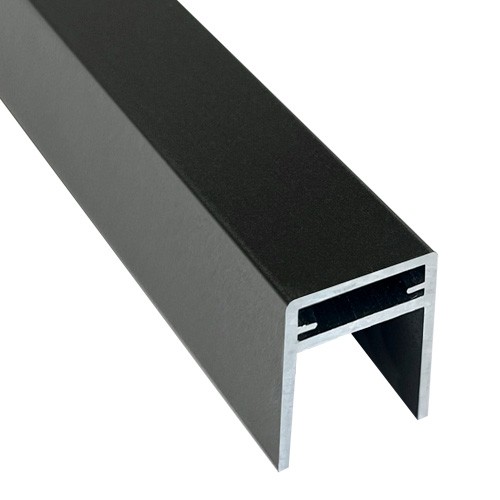 П-профиль Алюминиевый EasyDecking 35x25 Черное дерево купить в Новокузнецке