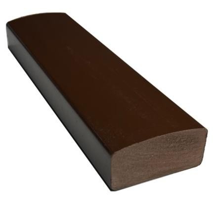 Лавочный брус Ecodecking Некст полнотелый глянцевый 70х35 шоколад купить в Новокузнецке
