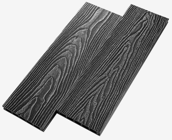 Террасная доска из ДПК RusDecking Unodeck Vintage - Графит купить в Новокузнецке