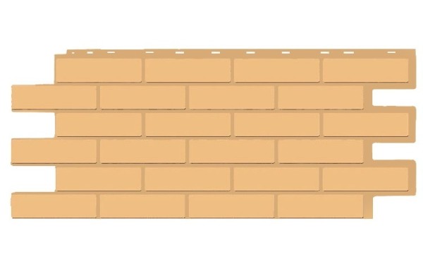 Фасадная панель T-Siding Кирпич Модерн Эко Крем купить в Новокузнецке