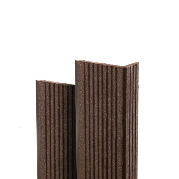 Угол торцевой Ecodecking Техно 70х35x3000 Шоколад купить в Новокузнецке