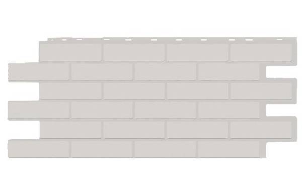 Фасадная панель T-Siding Кирпич Модерн Эко Уайт купить в Новокузнецке