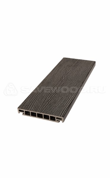 Террасная доска из ДПК SW Salix (S) (R) темно-коричневый купить в Новокузнецке
