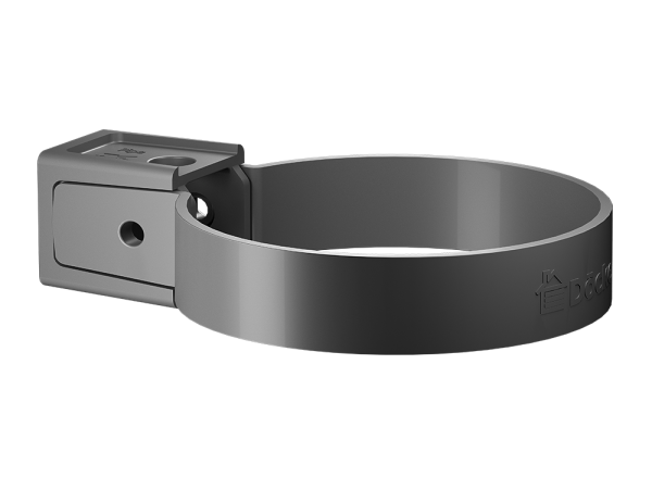 Хомут универсальный для водосточной трубы Docke Premium Графит купить в Новокузнецке