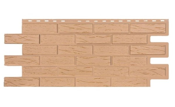 Фасадная панель T-Siding Кирпич Саман Эко Крем купить в Новокузнецке