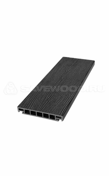 Террасная доска из ДПК SW Salix (S) (R) черный купить в Новокузнецке